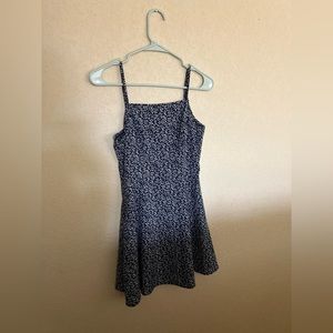 navy blue simple dress